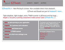 Tablet Screenshot of eztwain.com